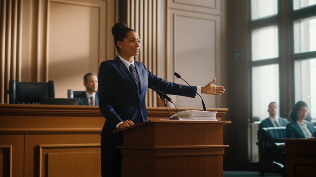 Courtroom simulation